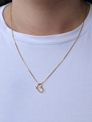 COLAR CORACAO ZIRCONIA - ESSENCIAIS