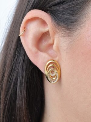 BRINCO OVAL VAZADO - ESSENCIAIS