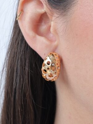 BRINCO ARGOLA FURADO ZIRCONIA FO - ESSENCIAIS