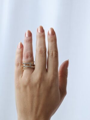 ANEL TRANÇADO ZIRCONIA FO - ESSENCIAIS